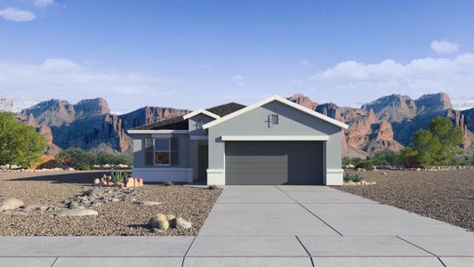 New construction Single-Family house 5686 E Azara Dr, San Tan Valley, AZ 85140 plan Baxter - image