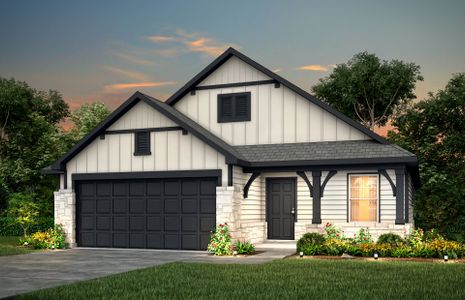 New construction Single-Family house 8208 Smithers Ave, San Antonio, TX 78252 plan Hewitt - image