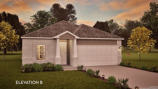 New construction Single-Family house 417 Tim'S Wy, Seguin, TX 78155 Pedernales- photo 0