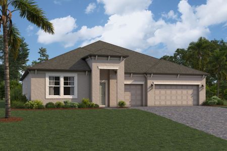 New construction Single-Family house 2081 Drummond Pt, Zephyrhills, FL 33541 plan Corina Xl - image
