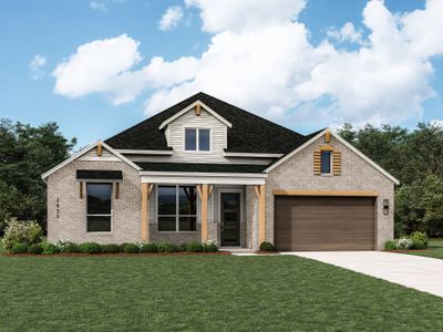 New construction Single-Family house 200 Shady Spring Trl, Georgetown, TX 78628 plan Birchwood - image