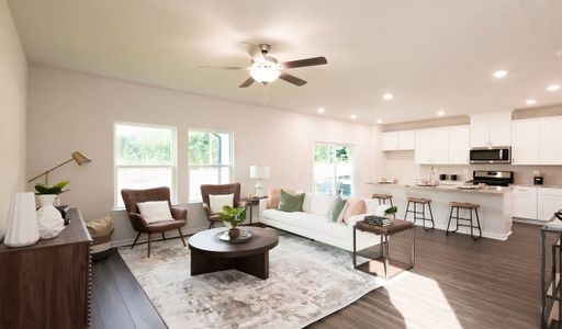 Finley floorplan at Parc Terrace in Holly Springs, GA.