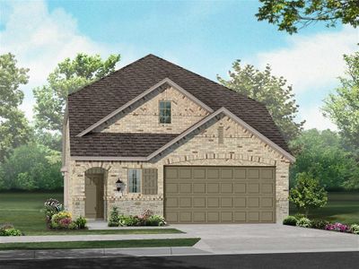 New construction Single-Family house 2446 Guava Hills Lane, Manvel, TX 77578 Windermere Plan- photo 0