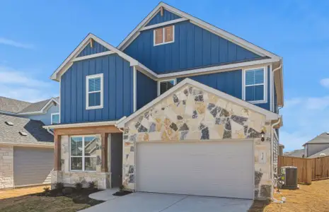 New construction Single-Family house 536 Madelines Meadow Ln, Georgetown, TX 78626 plan Sandalwood - image