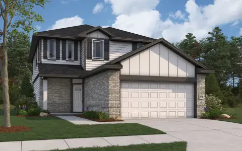 New construction Single-Family house 2343 Pink Pearl Dr, San Antonio, TX 78224 plan Mansfield - image