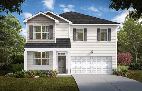 New construction Single-Family house 318 Friendship Oak Wy, Hampton, GA 30228 plan Hamlin - image