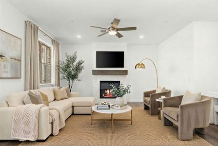 New construction Townhouse house 1200 Armstrong, The Colony, TX 75056 plan Turnberry - image 5