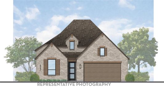 New construction Single-Family house 5810 Silver Perch Ln, Manvel, TX 77578 plan Cambridge Plan - image