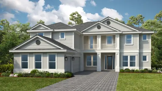 New construction Single-Family house 11289 Kingly Ln, Odessa, FL 33556 plan Forsyth - image