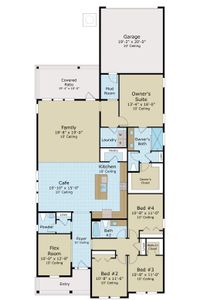 New construction Single-Family house 41 Seabrook Village Ave, Nocatee, FL 32081 plan The Silver - image 5