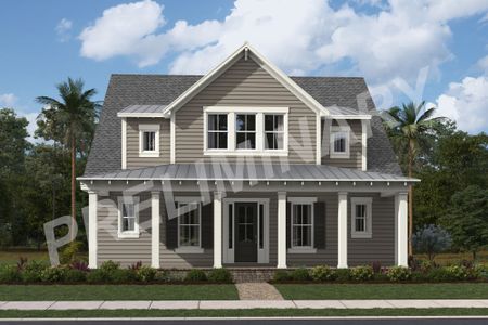 New construction Single-Family house 1050 SW Prairie Ave, Palm City, FL 34990 plan Zinnia - image
