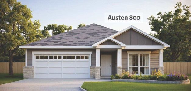 New construction Single-Family house 9011 Fritz Creek Dr, Temple, TX 76502 plan Austen - image