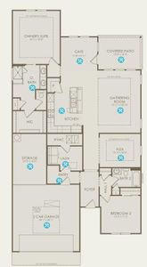 New construction Single-Family house 115 Centerfire Ln, Georgetown, TX 78633 plan Mystique - image