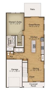 New construction Single-Family house 7170 Copacabana Dr, Leland, NC 28451 plan The Waterlily - image