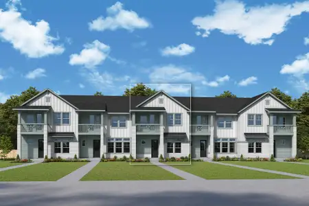 New construction Townhouse house 11927 Miracle Woods Wy, Jacksonville, FL 32224 plan The Francesca II - image