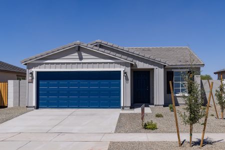 New construction Single-Family house 17155 N Lariat Rd, Maricopa, AZ 85138 plan Leon - image