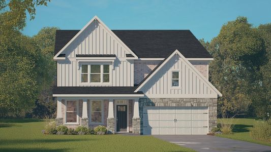 New construction Single-Family house 49 W Fire Opal Ct, Clayton, NC 27520 plan HAMPSHIRE - TRADITION PLUS - image
