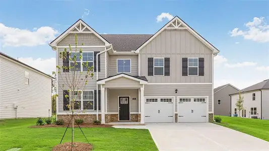 New construction Single-Family house 204 Friendship Oak Wy, Hampton, GA 30228 plan Packard - image