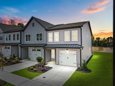 New construction Townhouse house 712 Jamescroft Way, Rolesville, NC 27571 - photo 0