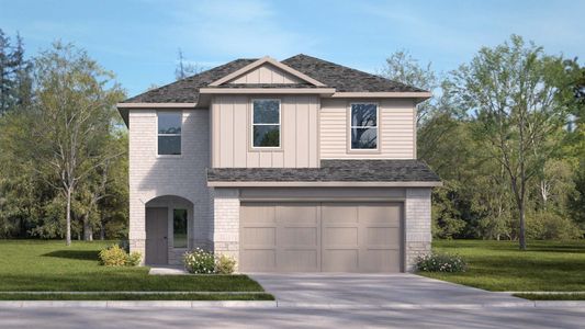 New construction Single-Family house 11107 August Sunset Dr, Needville, TX 77461 plan Sally - image