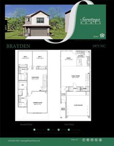 Brayden Plan features 3 bedrooms, 2 full baths, and over 1,900 square feet of living space. Explore the smart design of this home with its detailed floor plan, showcasing the perfect balance of private and shared spaces. With three bedrooms, 2.5 baths, and a versatile game room, this layout is designed for both comfort and functionality, making it ideal for families and entertainers alike.