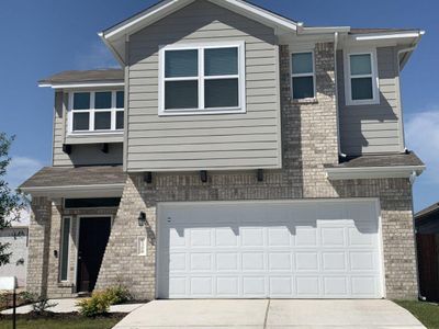 New construction Single-Family house 11005 Zip Cochise Wy, Manor, TX 78653 plan Lambert - image