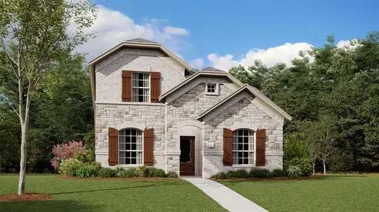 New construction Single-Family house 2833 Brushy Lake Dr, Fort Worth, TX 76179 plan Odessa - image