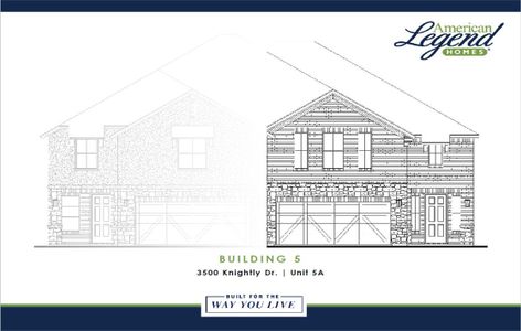 New construction Duplex house 3500 Knightly Drive, Lewisville, TX 75056 Building 5 Unit 2- photo 0