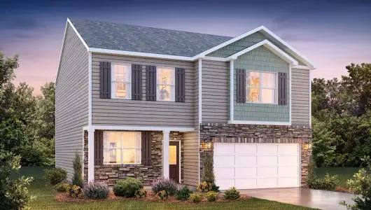 New construction Single-Family house 1013 Foxberry Ln, Maiden, NC 28650 plan Penwell - image