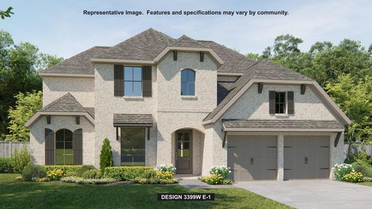 New construction Single-Family house 16522 Blissful Fields St, Hockley, TX 77447 plan 3399W - image