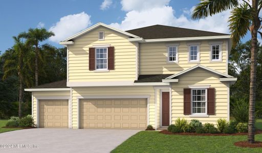 New construction Single-Family house 444 Elm Creek Drive, Saint Augustine, FL 32092 Moonstone- photo 0