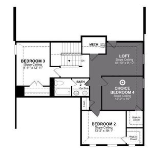 Beazer Homes Churchill Cascade Floorplan.