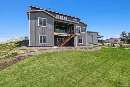 New construction Single-Family house 10700 Hanging Lake Pl, Parker, CO 80138 plan Harvard - image