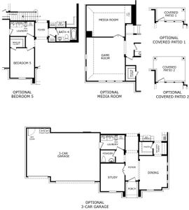 New construction Single-Family house 247 Wintergrass Dr, Waxahachie, TX 75165 plan Concept 3135 - image 5