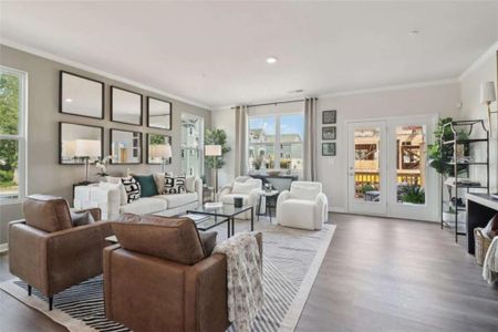 New construction Townhouse house 3432 Nectarine Ln, Peachtree Corners, GA 30092 - image