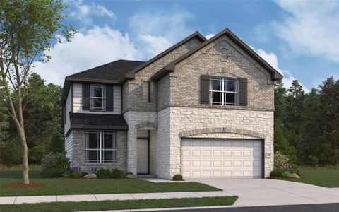 New construction Single-Family house 16033 Sandy Koufax Ct, Splendora, TX 77372 plan Hamilton - image