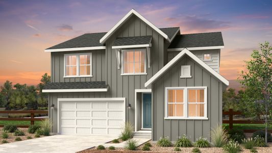 New construction Single-Family house 4225 Ridgewalk Pt, Castle Rock, CO 80108 Palisade- photo 0