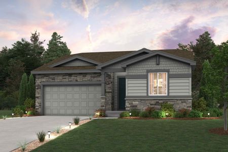 New construction Single-Family house 4439 Trader Street, Timnath, CO 80547 Livingston- photo 0