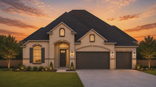 New construction Single-Family house 1673 Willow Bean Dr, Georgetown, TX 78633 plan Sydney - image