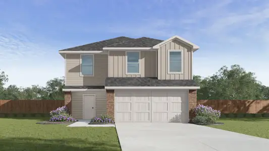 New construction Single-Family house 1255 Avery Ranch Dr, New Braunfels, TX 78130 plan The Franklin - image