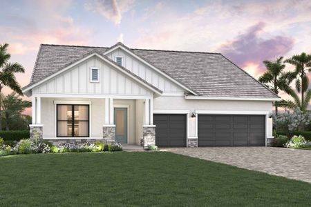 New construction Single-Family house 17577 Foxtail Lp, Venice, FL 34293 plan The Borrelli - image