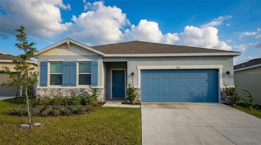 New construction Single-Family house 693 Crown Rose Dr, Eagle Lake, FL 33839 plan The Webber - image