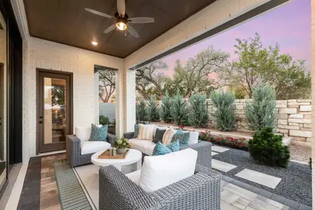 New construction Single-Family house 1416 Snowdrop Dr, Georgetown, TX 78628 plan Surrey Plan - image