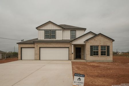 New construction Single-Family house 105 Reno Trail, Floresville, TX 78114 Barbosa- photo 0