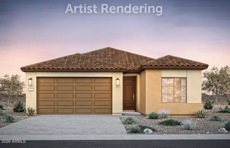 New construction Single-Family house 25616 W Trumbull Rd, Buckeye, AZ 85326 plan Nectar - image