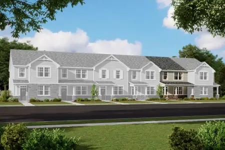 New construction Townhouse house 3926 Cheyney Park Dr, Charlotte, NC 28269 plan Murphy - image