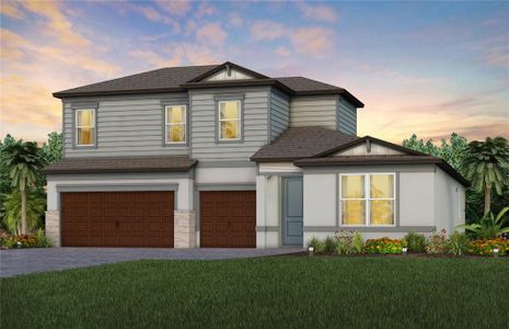 New construction Single-Family house 6841 Jared Oaks Dr, Wesley Chapel, FL 33545 plan Mahogany - image