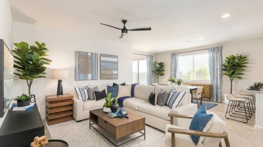 Coronado living room in the open space