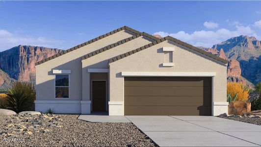 New construction Single-Family house 5123 E Midnight Star Drive, San Tan Valley, AZ 85143 Dalton- photo 0