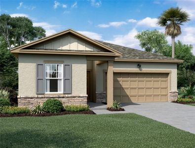 New construction Single-Family house 10908 Curving Creek Lp, Parrish, FL 34219 plan Moonbeam - image